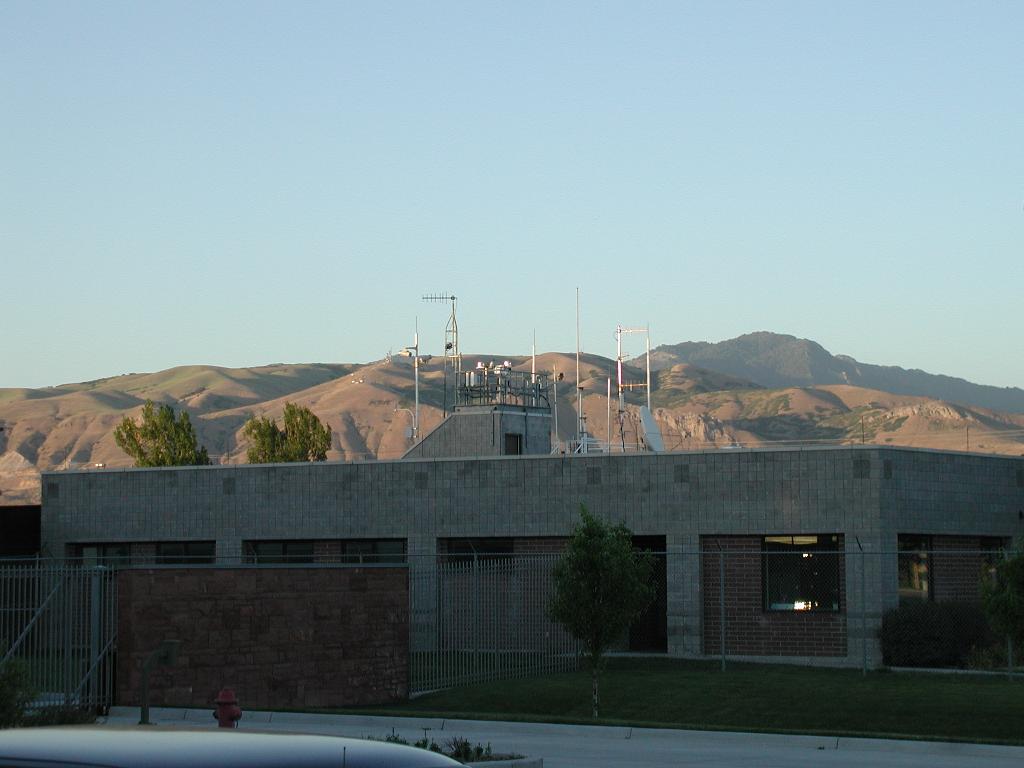 The Salt Lake City SOLRAD station at sunrise.
