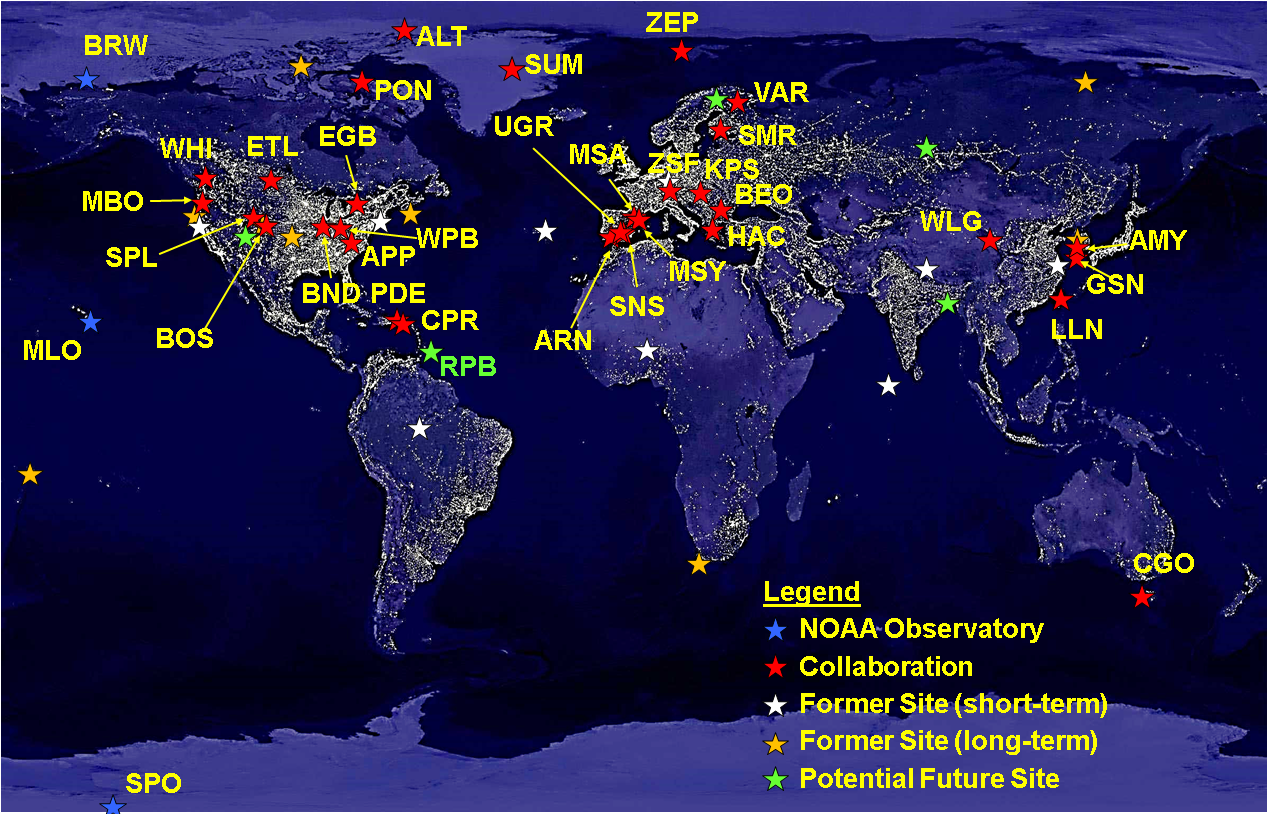 NFAN Network Map