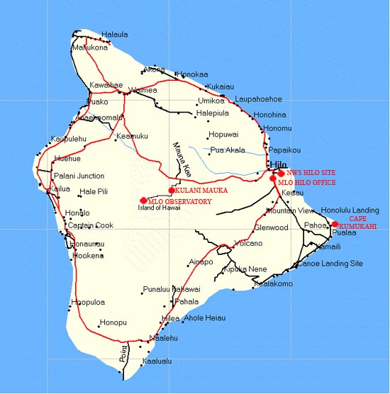 Мауна лоа на карте. Мауна Лоа и Мауна Кеа на карте. Мауна-Лоа вулкан на карте.